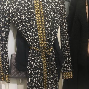 DVF signature print dress